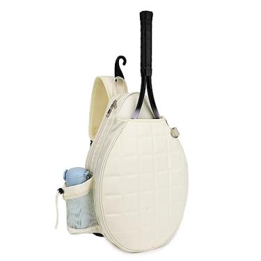 Imagem de Rejolly Nova Bolsa Tipo Estilingue Para Raquete De Tênis Para Mulheres E Homens, Acolchoada, Resistente À Água, Capa De Raquete De Um Ombro, Bolsa Crossbody Para Remos De Pickleball, Raquete De Badmin