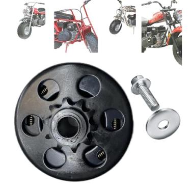 Imagem de QYMOTO 16 mm furo 10T Go Kart Mini bicicleta embreagem 10 dentes OEM tamanho adequado para Coleman KT196, Coleman CT200u CT200U-ex embreagem centrífuga 196cc 6.5HP motor