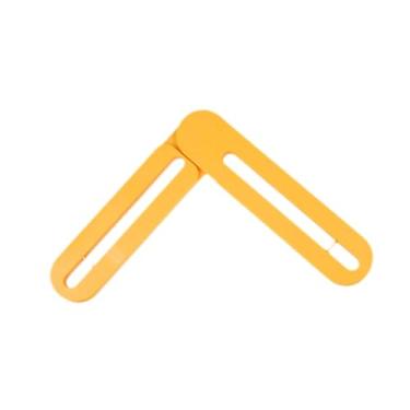 Imagem de YIJU Prensa e endurecedor de patins de rolo, dispositivo de treinamento de corrida de patinação ajustável de 90-270 graus, Amarelo