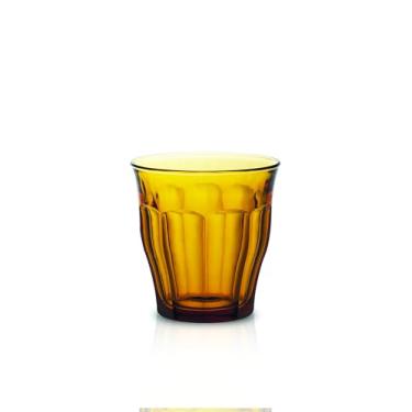 Imagem de Duralex Conjunto de 6 copos de vidro Picardie Made in France, 10-3/226.8 g, âmbar