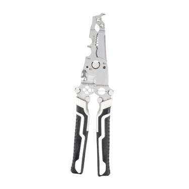 Imagem de WeiLaiKeQi Alicate descascador de fios dobrável, cortador de fios, ferramenta manual profissional para divisão de fios, linha de descascamento, reparo de, Cinza