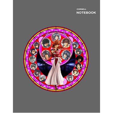 Imagem de Cornell sketchbook: Cornell note taking, 110 Pages, 8.5 x 11 inches, Rurouni Kenshin Wandering Samurai Kamiya Kaoru Notebook Cover.