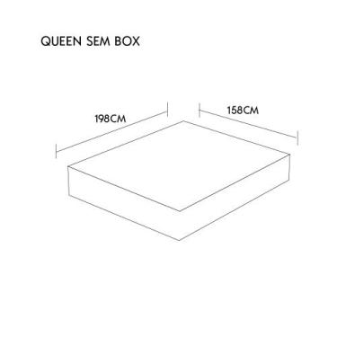 Imagem de Pillowtop 8CM - 100% LÁTEX - Latex Foam, SEM OPCIONAIS, Queen 158x198c