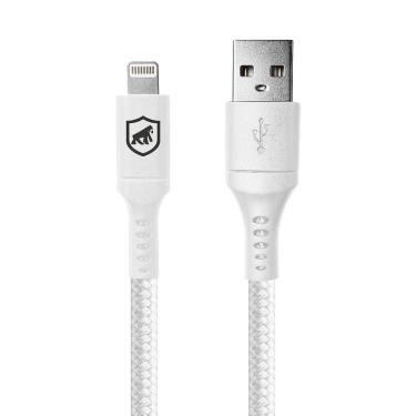 Imagem de Cabo Survivor para Lightning / USB - 1,5m - Branco - Gshield