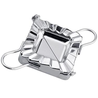 Imagem de Fenteer Ferramentas de cozinha para máquina de bolinho de massa Acessórios de cozinha para Pierogi - Quadrada