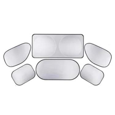 Imagem de AQXREIGHT 6PCS CARRO DE DE VENHA DE SOTELAÇÃO DO MAIS DE SUNHOTIVO SUL AUTOMOTIVO SUNSHADE S KIT Bloqueador para o Qual é a Descoloração real: Sombra DO Ki Wind S