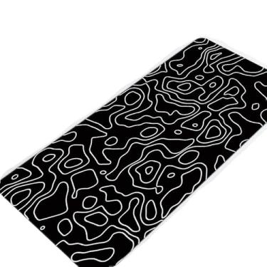 Imagem de Mouse pad ergonômico premium com base antiderrapante e bordas costuradas (FS029, médio)