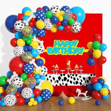 Imagem de Kit de Arco de Balões Garland Amandir com Tema Paw Patrol - 155 Unidad