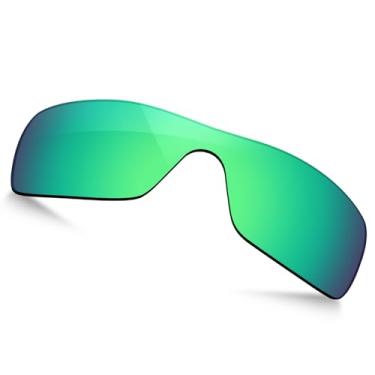 Imagem de TRUSHELL Lentes de reposição polarizadas para óculos de sol Oakley Batwolf OO9101 Verde Jade - Polarizadas