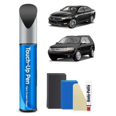 Imagem de Kit de tinta de retoque de ébano preto UA/UD/M6373/M6877 compatível com Ford Exact Match Car Scratch Repair Kit de tinta de retoque