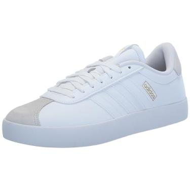 Imagem de adidas Tênis feminino Vl Court 3.0, Branco/Cinza, 6.5