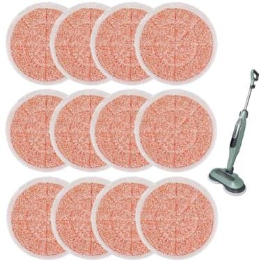 Imagem de Almofadas de substituição para esfregão a vapor para Shark S8201 S8001 S7000 S7000AMZ S7001 S7001TGT S7000 S7201 S7000C Series Steam & Scrub All-in-One Refil de cabeça de esfregão reutilizável