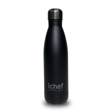 Imagem de Garrafa Térmica Polishop Ichef Portátil Smart Cup 500 ml | Preto