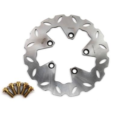 Imagem de Rotor de disco de freio dianteiro com parafusos de montagem para Suzuki Hayabusa GSX1300R 1999-2007, SV650 SV650S 99-02, GSXR 750 1985-1995, GSXR 1100 89-00, GSX600F GSX750F Katana 6000F 750 98-06