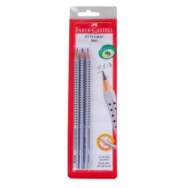Imagem de Lápis Grafite Faber-Castell Eco Grip com 3 Unidades