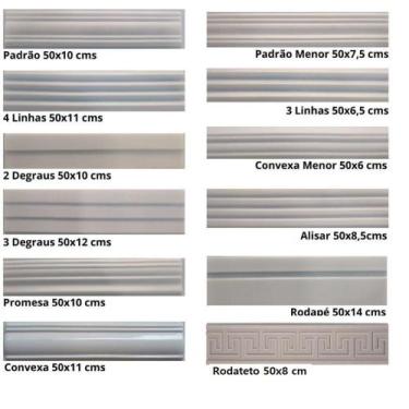 Imagem de 1 Forma Sanca/rodapé/rodateto Em Abs 1mm - garden