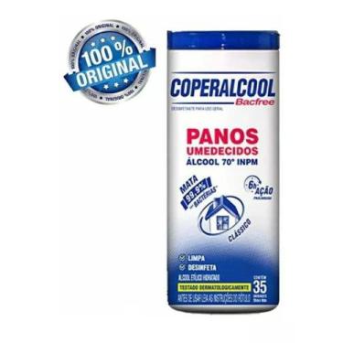 Imagem de Pano Umedecido Higiene Limpeza Multiuso Colperalcool Bacfree - Coperal