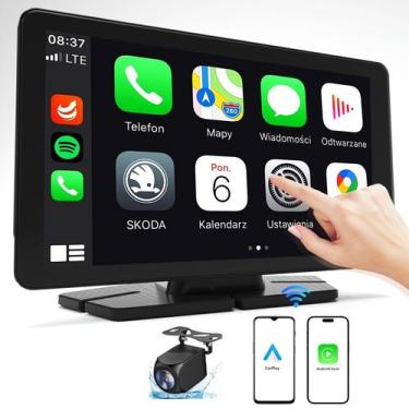 Imagem de Estéreo de Carro 7" com CarPlay e Android Auto - Tela HD Touchscreen S