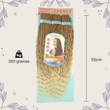 Imagem de Aplique Gypsy 3x Cabelo Boho Box 300gr Crochet Braid