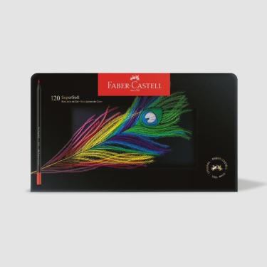 Imagem de Lapis De Cor Supersoft Lata 120 Cores Faber Castell