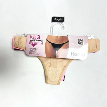 Imagem de KIT 3X1 CALCINHA POLIAMIDA HOAHI PREMIUM FIO DENTAL