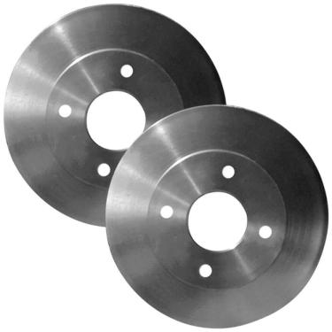 Imagem de Par Disco Freio Chevrolet Corsa Hatch 94 a 2009 Dianteiro Sólido Hipper Freios