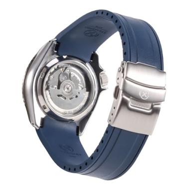 Imagem de Pulseiras de relógio masculinas StrapXPro (SX1A) de borracha de substituição para relógios de mergulho Seiko 5 Sports SKX Series, 5KX/SRPD e New GMT, pulseira de ponta curva para SRPD51, SRPD53