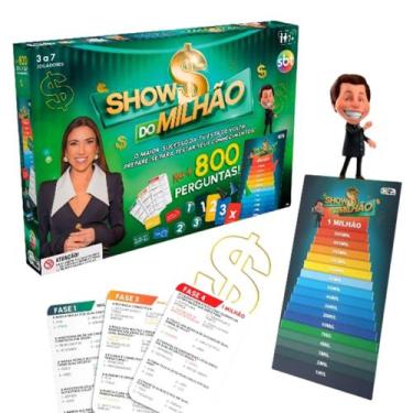 Imagem de Jogo Show do Milhão de Tabuleiro sbt Mais de 800 Perguntas - Arts