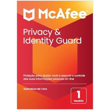 Imagem de McAfee Privacy & Identity Guard| 1 Dispositivo | Monitoramento de identidade e proteção de dados pessoais | Privacidade em redes sociais | Cartão-chave