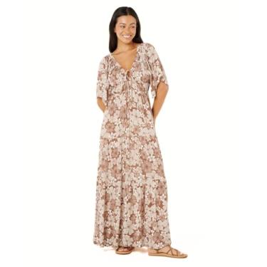 Imagem de Rip Curl Vestido longo longo feminino Aloha State, Marrom, P