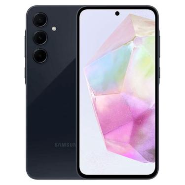 Imagem de Smartphone Samsung Galaxy A35, 6,6, 128 gb, 5G, Android 14, Azul Escuro