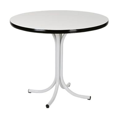 Imagem de Mesa de Jantar Redonda Olivia Branca 90 cm