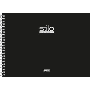 Imagem de Jandaia - Caderno de Desenho e Cartografia Espiral CD 80fls STILO Preto