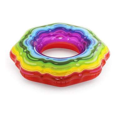 Imagem de Boia Rainbow Praia Piscina Adulto Criança Festa Bestway