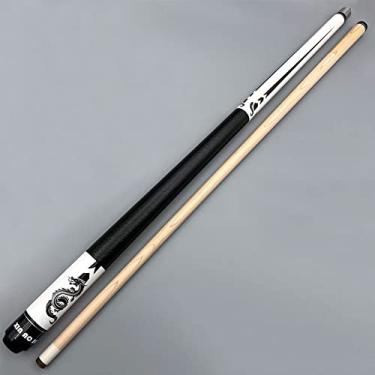 Imagem de ZHANGZONG Tacos de taco acessórios de bilhar taco de sinuca cabeça grande 1/2 taco dividido, ponta de 13 mm, eixo de 148 cm, adequado para bolas 8 e 9 bolas chinesas (cor: B, tamanho: 13 mm)