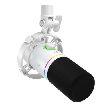 Imagem de Microfone para jogos Zhong RGB Microfone dinâmico modo USB/XLR Microfone Podcast Microfone RGB USB Gaming Mic
