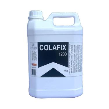 Imagem de Cola PVA Branca Extra Colafix 1200 Para Papelão Madeira 5Kg