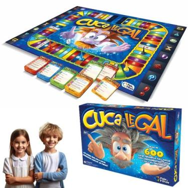 Imagem de Jogo Cuca Legal 600 Perguntas Brinquedo Conhecimentos Gerais - Pais e 