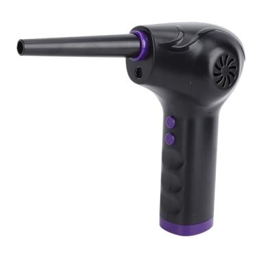 Imagem de Soprador de pó Portátil, Secador de Cabelo Sem Fio 51.000 RPM Com 5 Bicos, Bateria de 6000mAh para Uso Externo, 3 Modos de Fluxo de Ar para Estilo Profissional, Mecanismos de