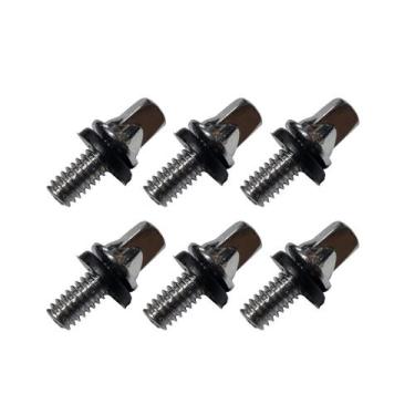Imagem de Kit 6 Parafuso Para Pedal De Bumbo Bateria 12Mm X 5Mm 7/32 - Torelli