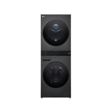 Imagem de Lava e Seca Torre Smart LG WashTower 14kg Black Inox com AIDD™ WK14BS6