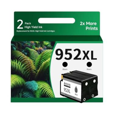 Imagem de Ankink Cartuchos de tinta preta compatíveis com impressoras HP 952xl 952 XL para Officejet Pro 8710 7740 8720 8702 8210 7720 8715 8730 8740 8216 8725 (pacote com 2)