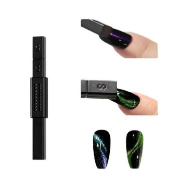 Imagem de Caneta Magnética 3D para Nail Art - Ponta Dupla para Esmalte em Gel UV