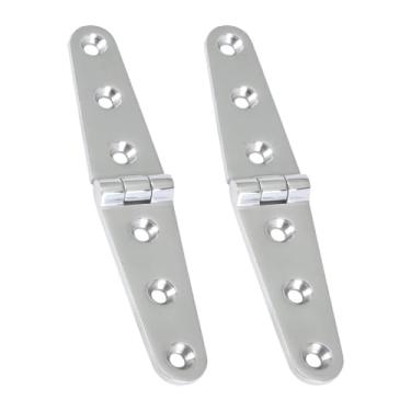 Imagem de Kuntesetty Dobradiça de aço inoxidável para barco, dobradiça marinha polida, ferragens de montagem para barco