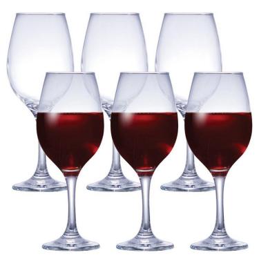 Imagem de Conjunto De Taças Para Vinho Ruvolo One 385ml 6 Peças Transparente
