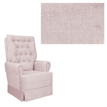 Imagem de Poltrona Amamentação Com Balanço Eloa Para Sala E Quarto - Decor Loppes Tb 196
