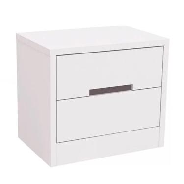 Imagem de Mesa De Cabeceira 2 Gavetas Kappesberg S822 Branca