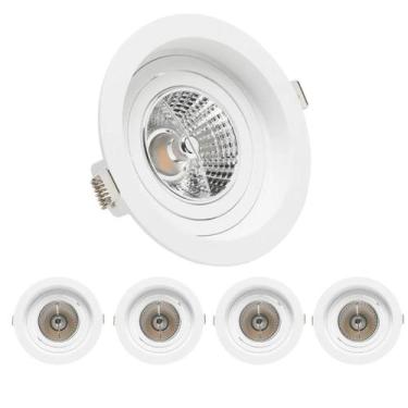 Imagem de 5 Spot Recuado Embutido Lâmpada Ar70 Save Energy