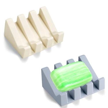 Imagem de HANCELANT Saboneteira, Suporte De Barra Para Chuveiro, Banheiro, Cozinha, Banheira, Fácil Limpar, Manter Seco, Prolonga A Vida Útil