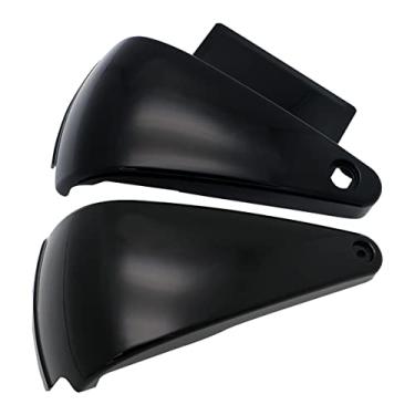 Imagem de FENGREN Capas De Carenagem Bateria Esquerda E Direita Para Motocicleta, Painel Lateral, Tampa Do Tanque Óleo Kawasaki Vulcan 800 400 Vn800 Vn400 Classic 1995-2006 (Preto Brilhante)